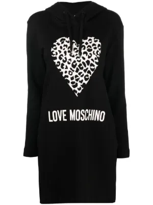 love moschino hoodie dress