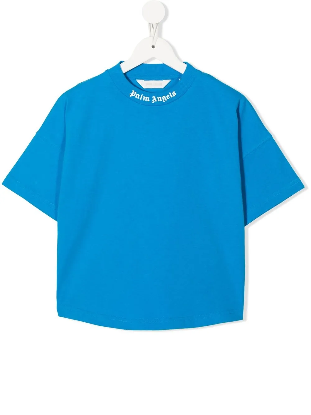 

Palm Angels Kids playera con logo estampado - Azul