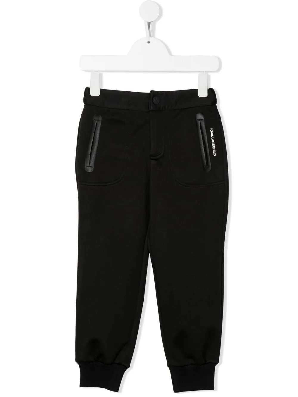 

Karl Lagerfeld Kids pants con logo - Negro