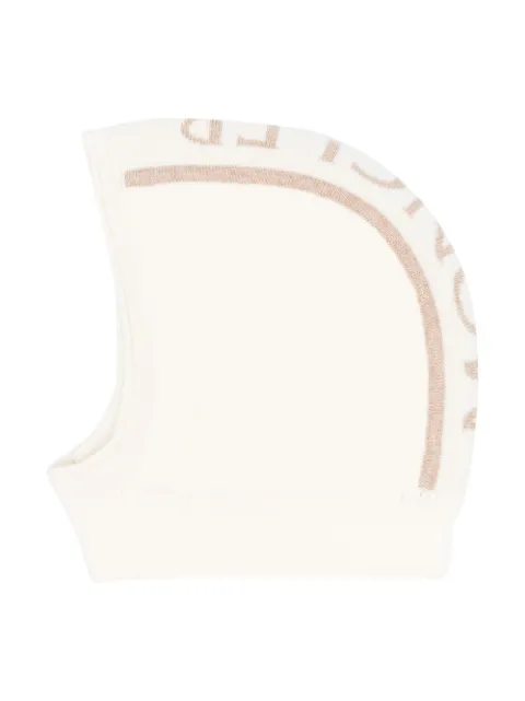 Moncler Enfant logo-print detail balaclava