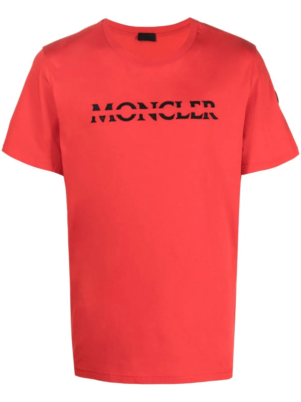 

Moncler logo-print cotton T-shirt - Red