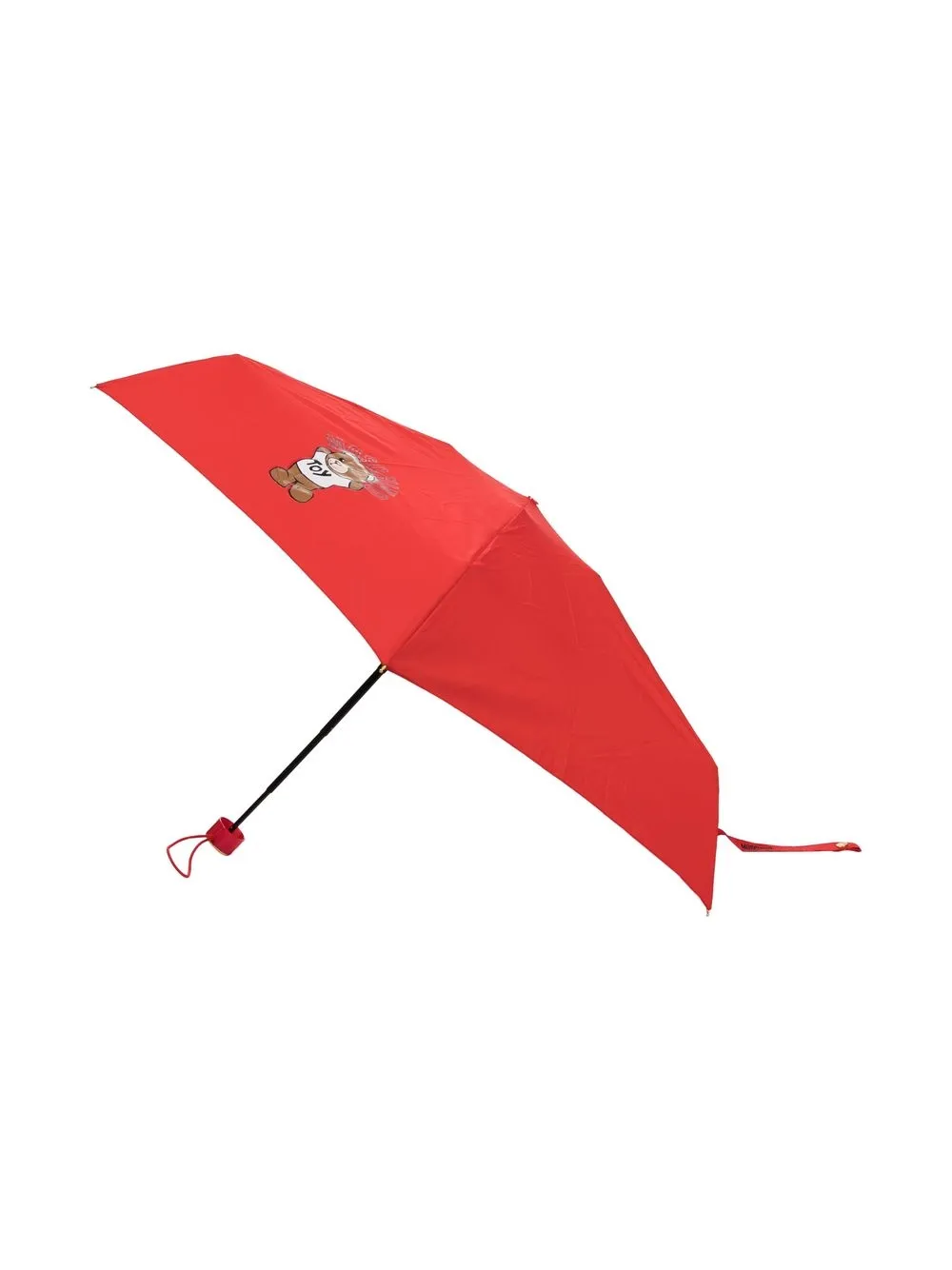 Moschino Paraplu met teddybeerprint - Rood