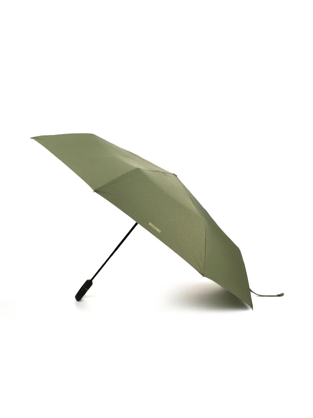  Moschino Regenschirm Mit Nadelstreifen   Grün 