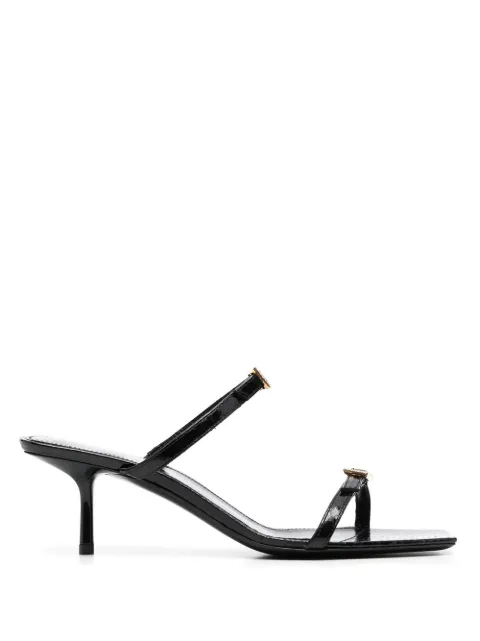Saint Laurent slip-on buckle-detail mules