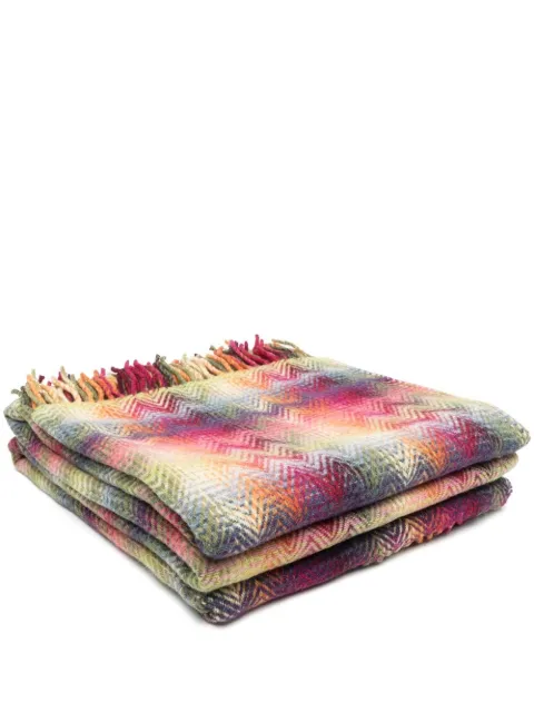 Missoni Home Montgomery plaid-print blanket
