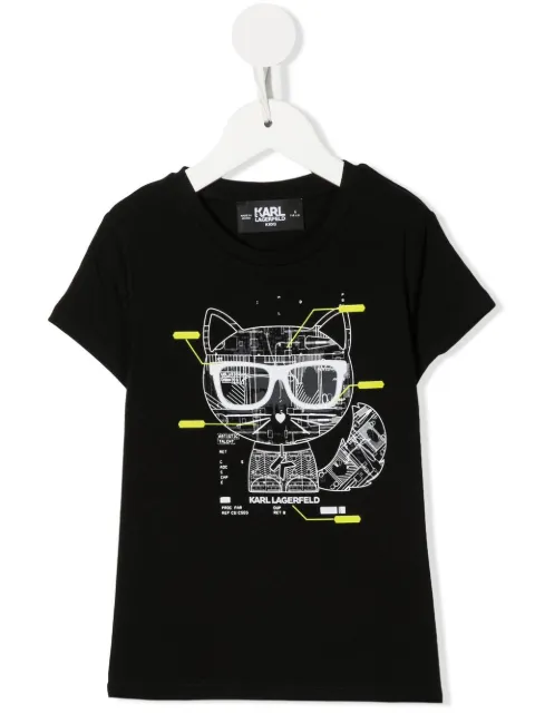 Karl Lagerfeld Kids - logo crew-neck T-shirt