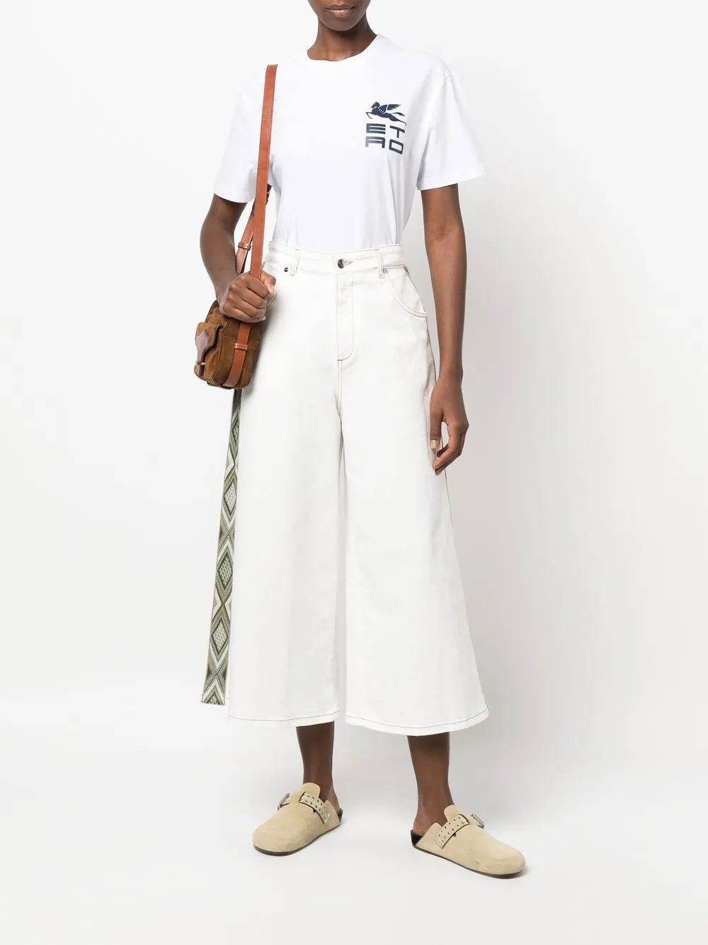 ETRO Jeans met wijde pijpen - Wit