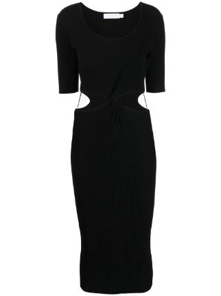 Simkhai cut-out Detail Midi Dress - Farfetch