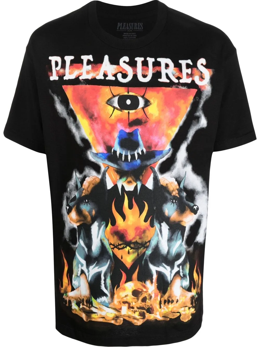 

Pleasures playera con estampado gráfico - Negro