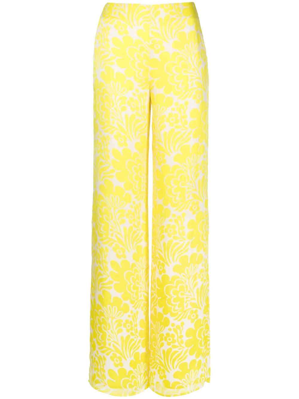 

Alexis pantalones anchos con estampado floral - Amarillo