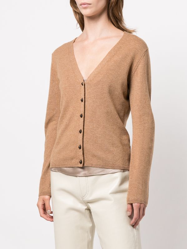 Vince buttoned-up V-neck Cardigan - Farfetch