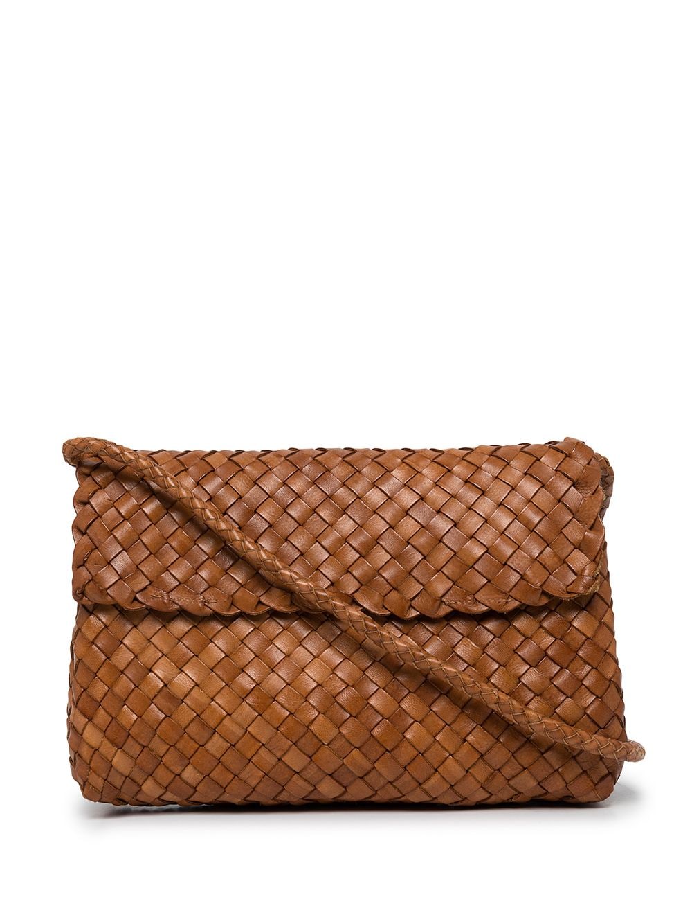 Mabel Woven Leather Shoulder Bag