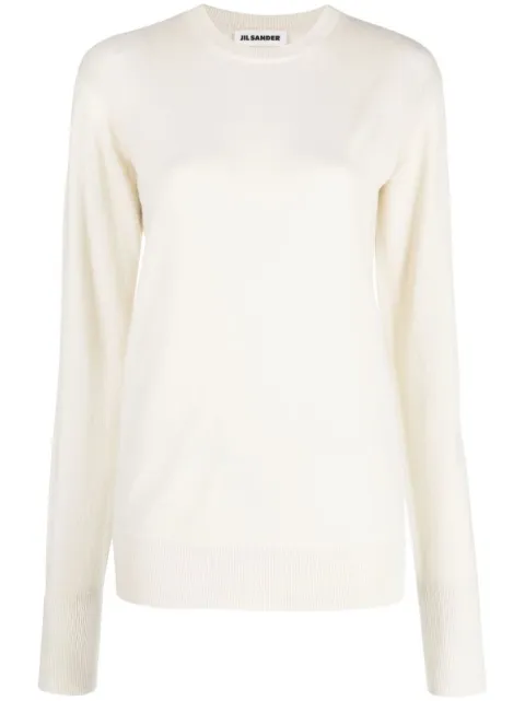 Jil Sander ribbed-knit cashmere jumper 