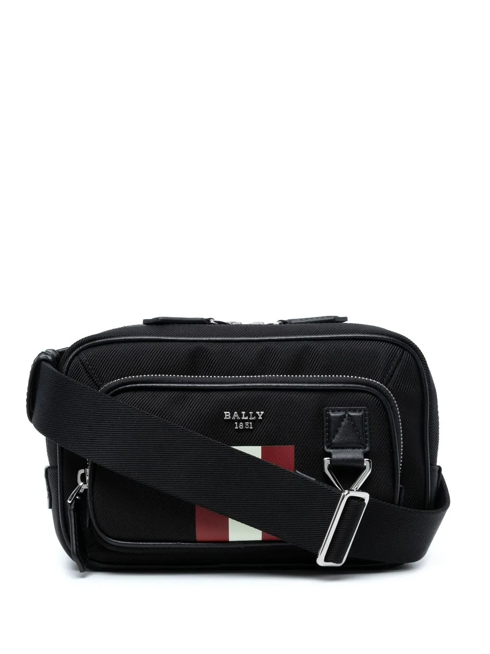 

Bally cangurera con detalle de rayas - Negro