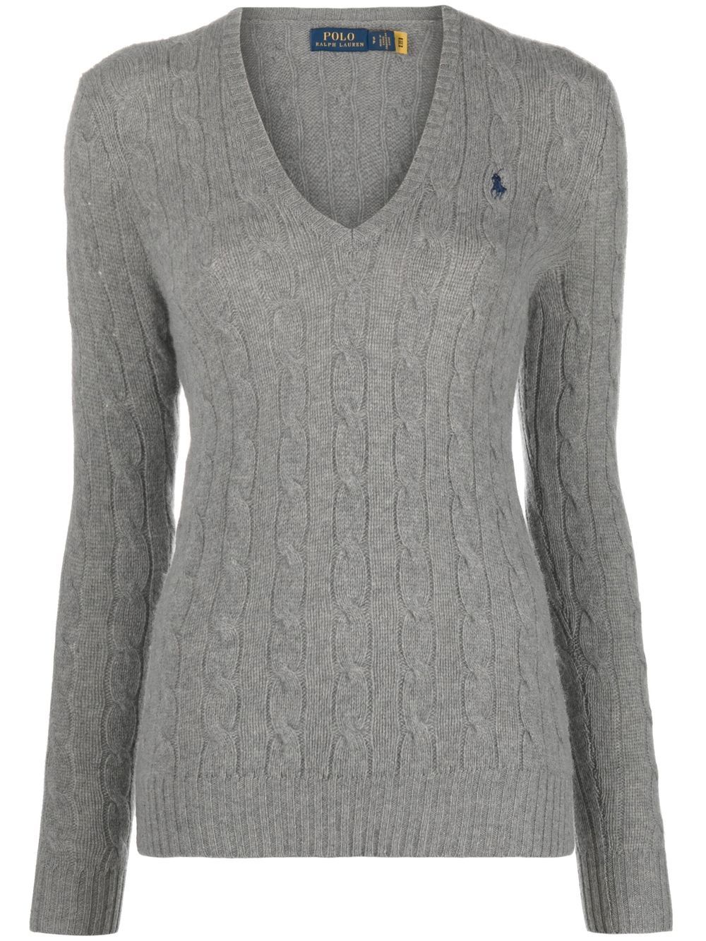 Polo Ralph Lauren Kimberly Polo Pony cable-knit Jumper - Farfetch