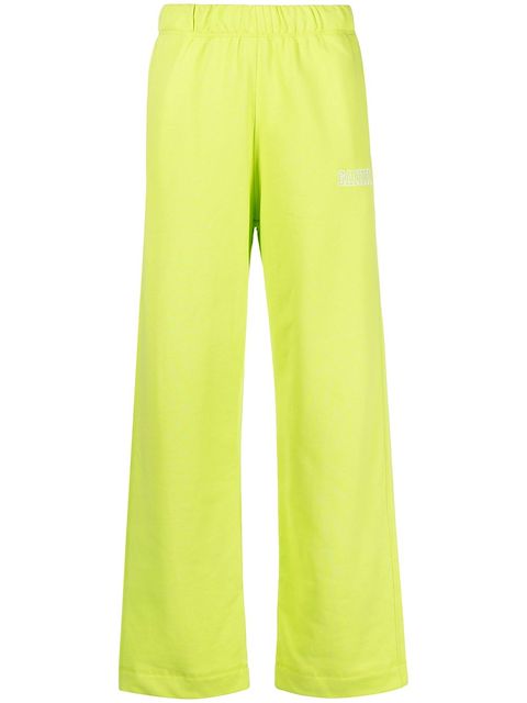 GANNI logo-embroidered track pants