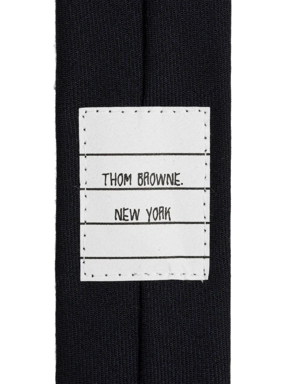 Thom Browne Kids Super 120s twill stropdas - Blauw