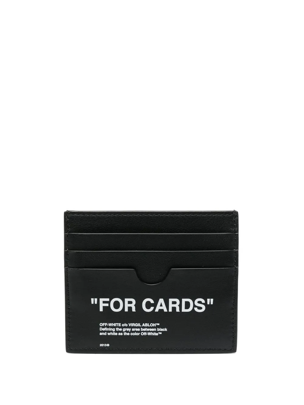 

Off-White tarjetero con cita For Card - Negro
