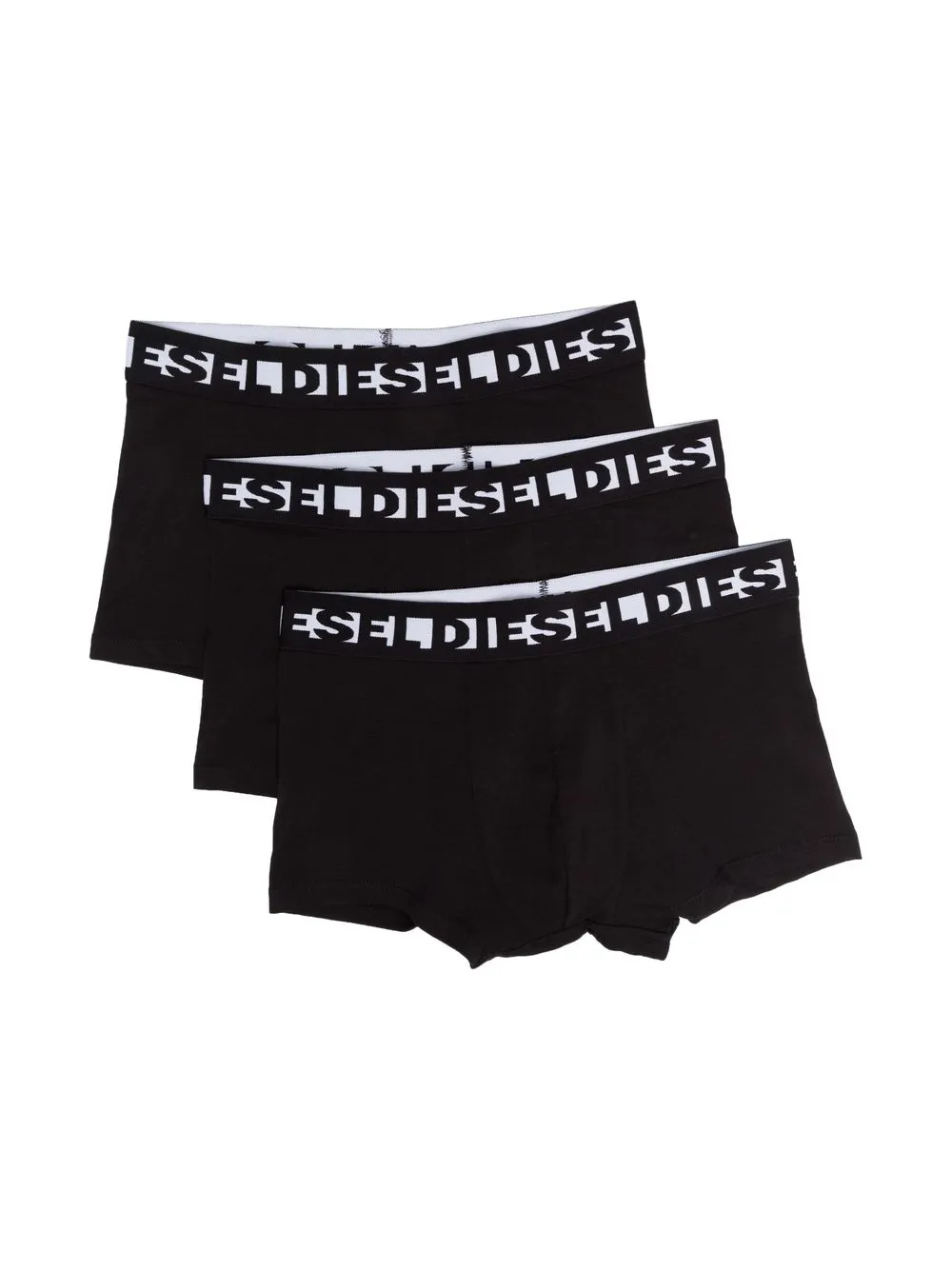 

Diesel Kids TEEN 3-pack logo waistband boxers - Black