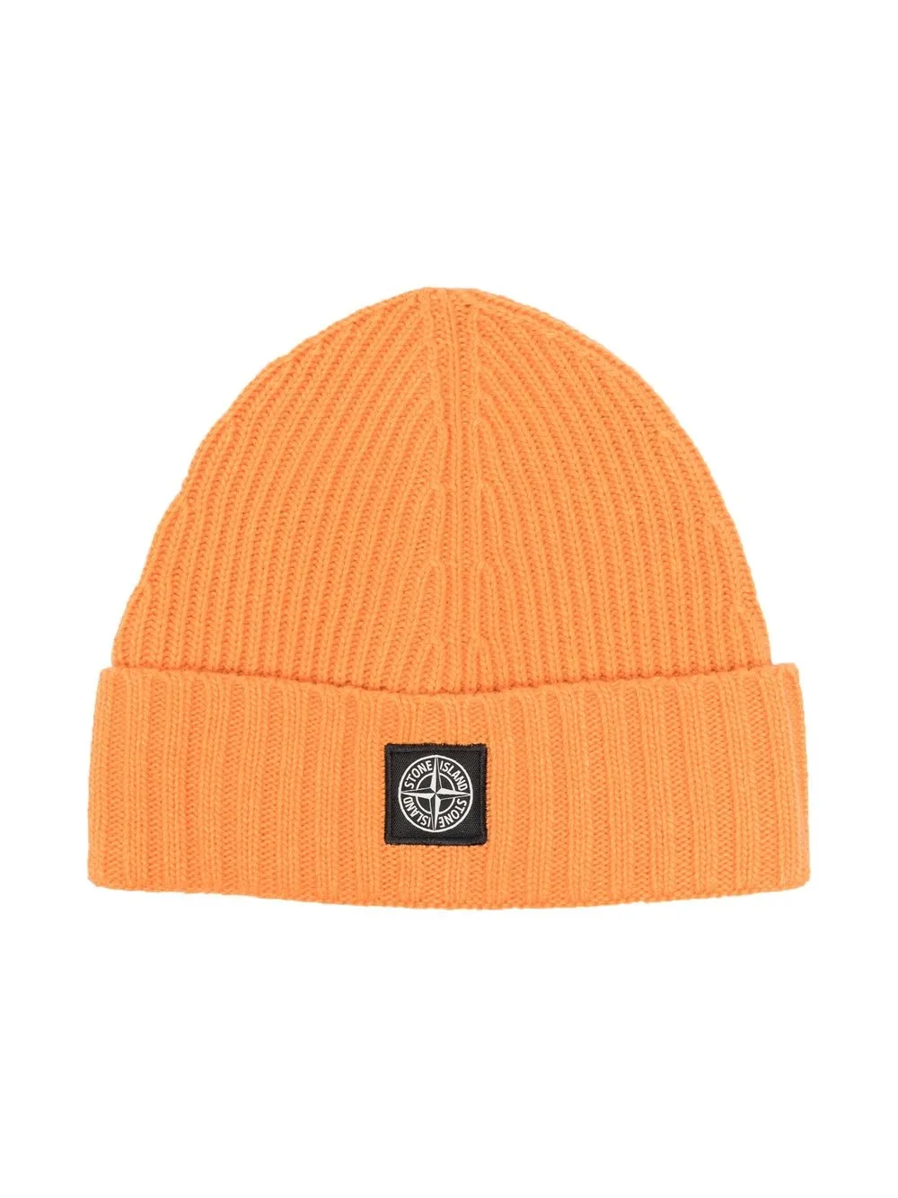 

Stone Island Junior boina con parche del logo - Naranja