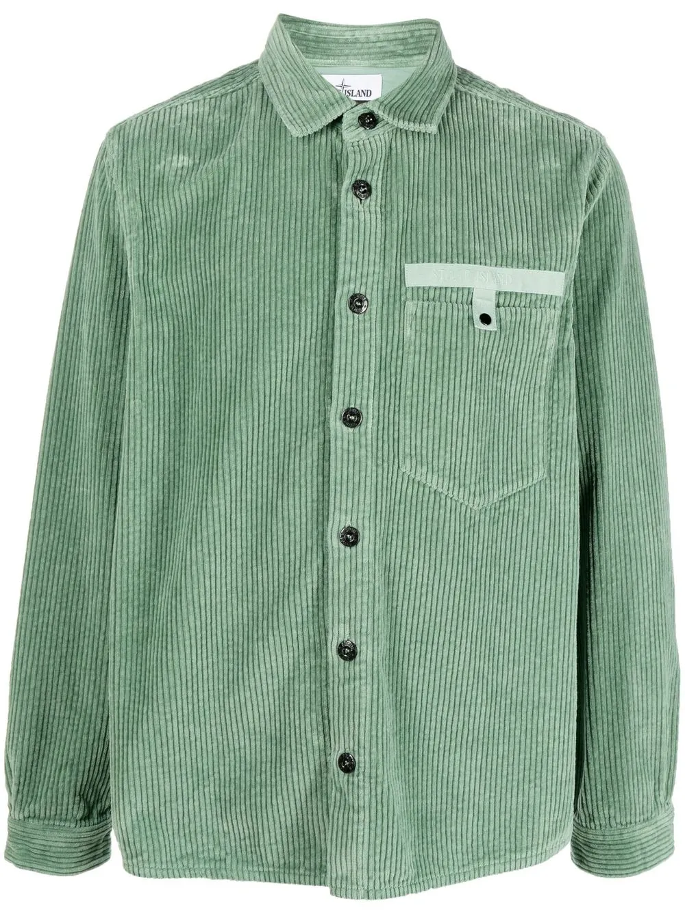 

Stone Island camisa con parche del logo - Verde