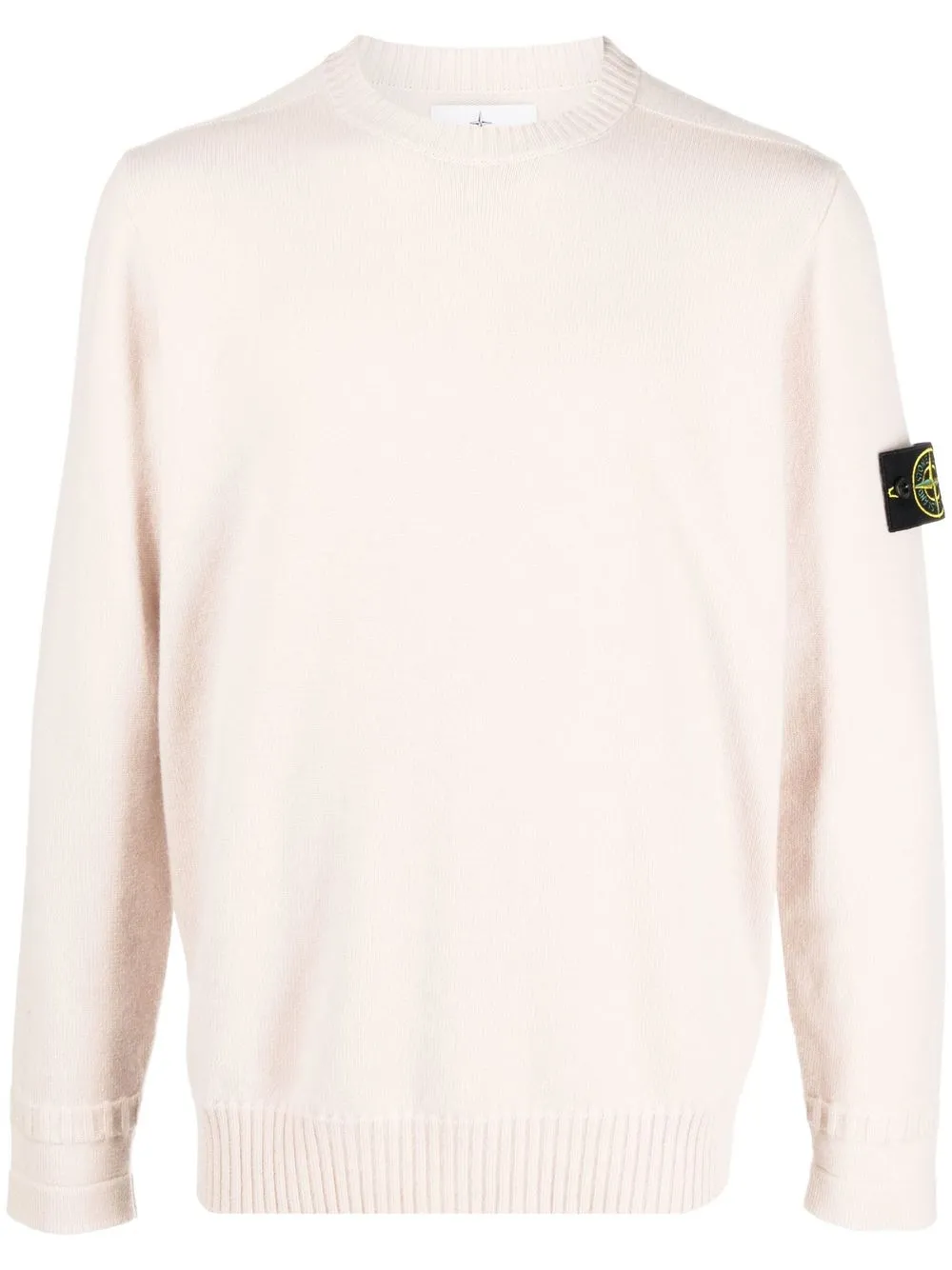 

Stone Island suéter con parche del logo - Rosado