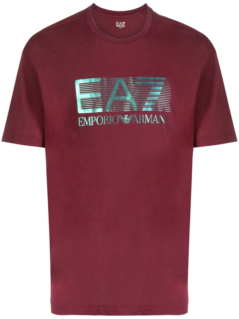 

Ea7 Emporio Armani logo-print crew-neck T-shirt - Red