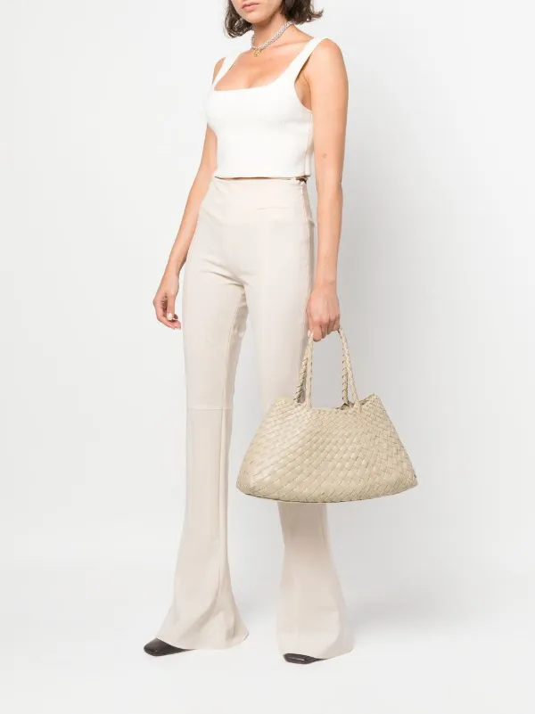 Dragon Diffusion サンタクローチェ 白 海外限定 DRAGON DIFFUSION Santa Croce Shoulder Bag | Neutrals | FARFETCH