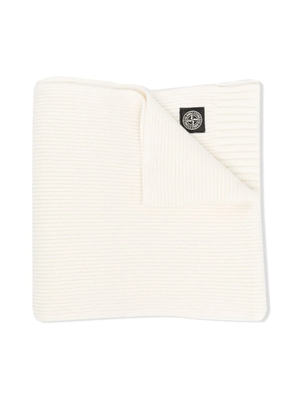 

Stone Island Junior TEEN ribbed knit scarf - Neutrals