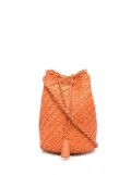 DRAGON DIFFUSION interwoven-design bucket bag - Orange