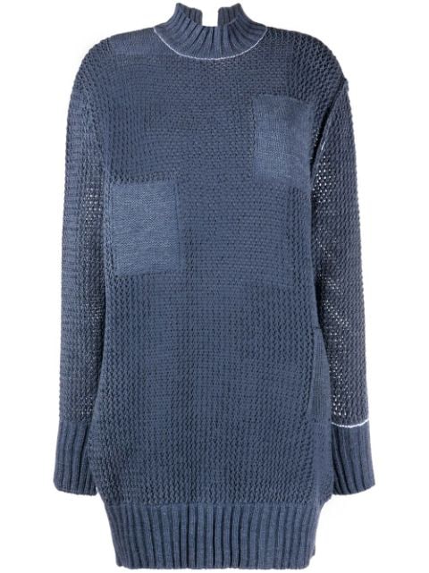 MM6 Maison Margiela patchwork-pattern jumper