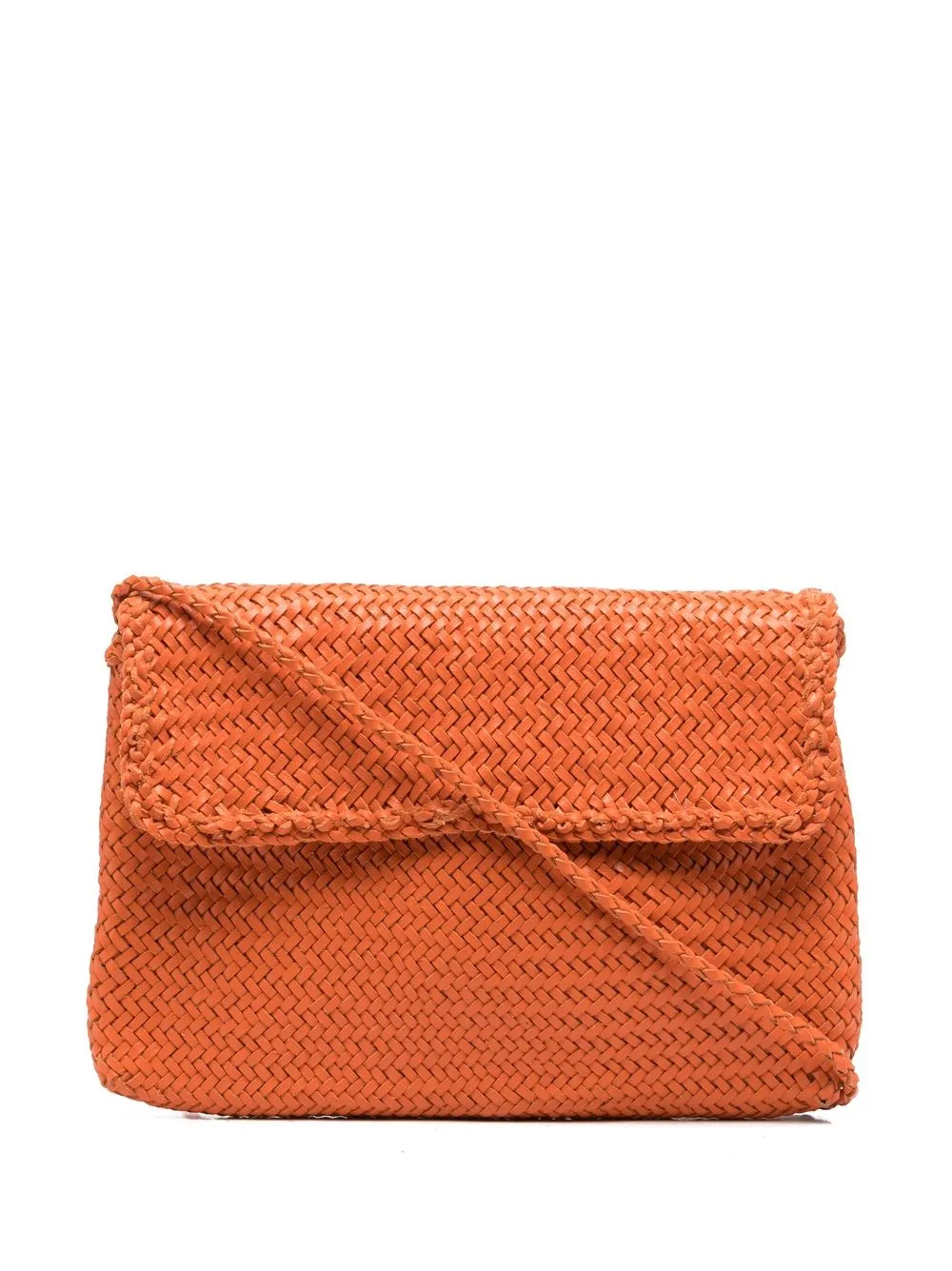 

DRAGON DIFFUSION interwoven-design shoulder bag - Orange