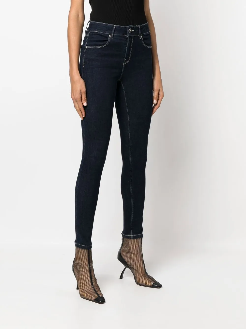 Jeans Homme RICHMOND Super Skinny Fit Noir – Taille W32, Coton/polyester, Neuf Avec étiquettes