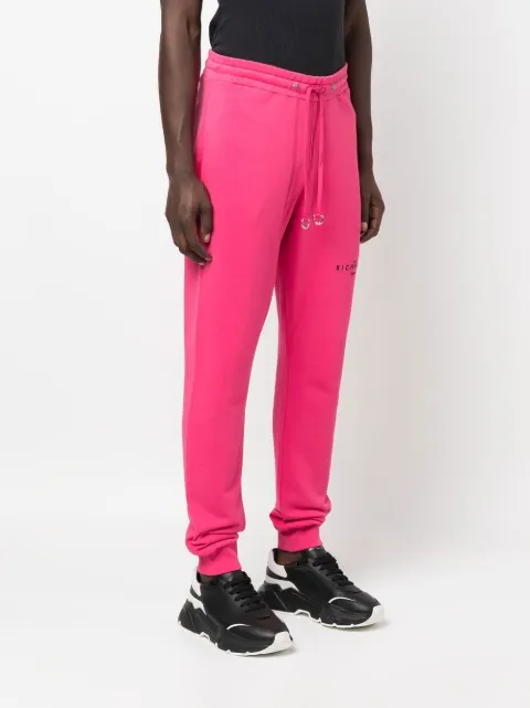 Joggers con coulisse Rosso Farfetch Abbigliamento Pantaloni e jeans Pantaloni Joggers 