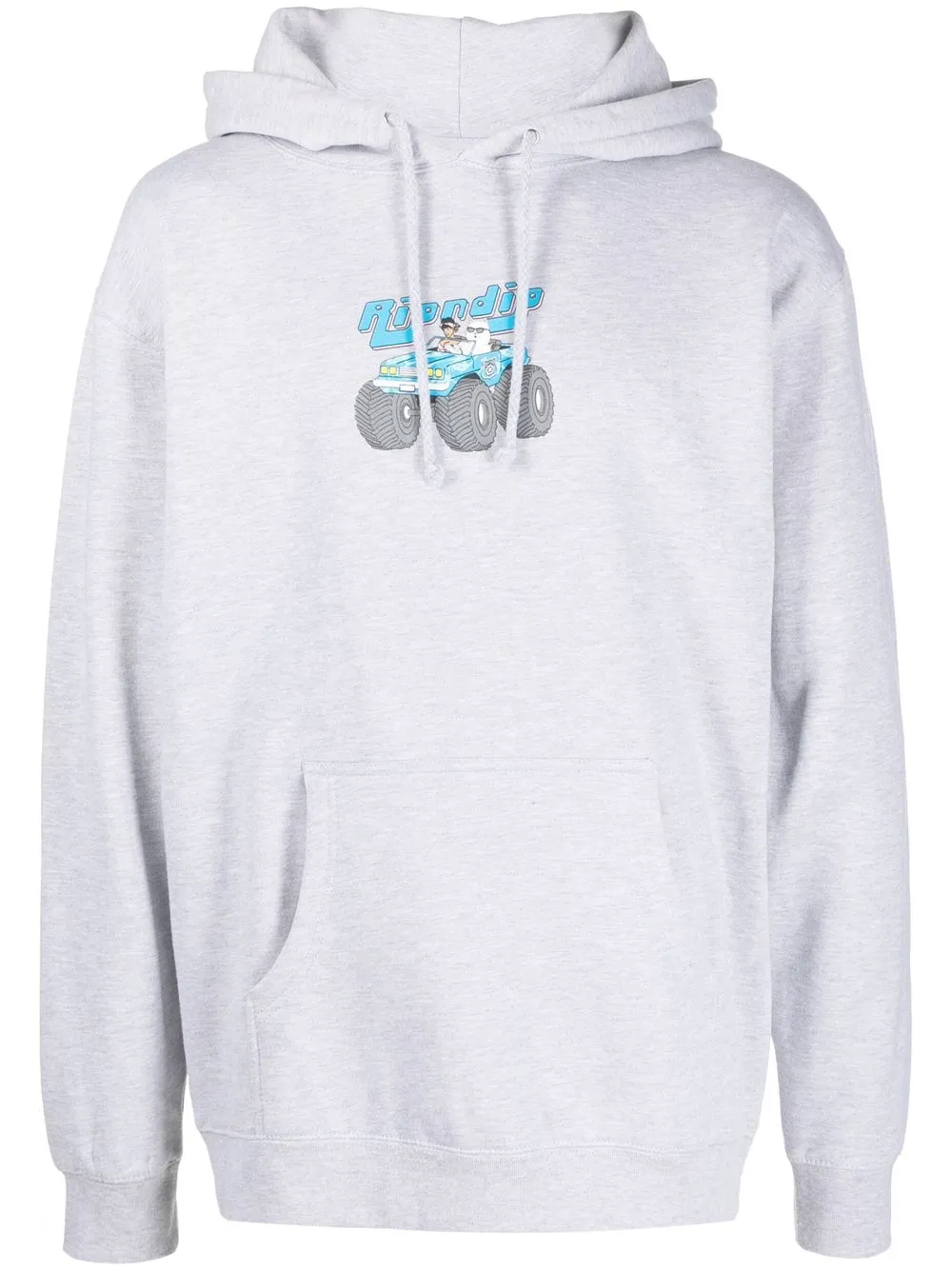 

Ripndip hoodie con logo estampado - Gris