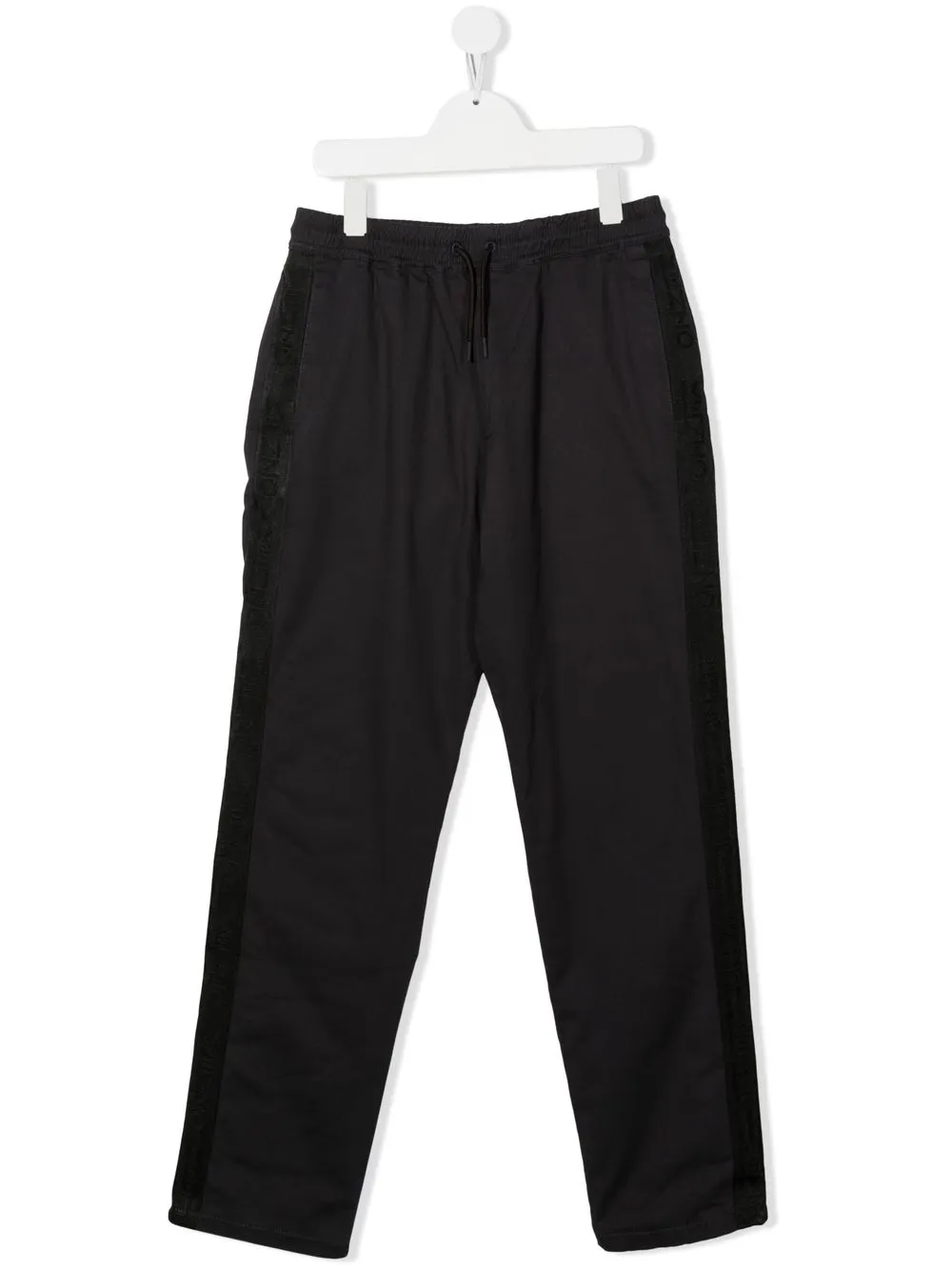 

Kenzo Kids pantalones con cordones y logo - Gris