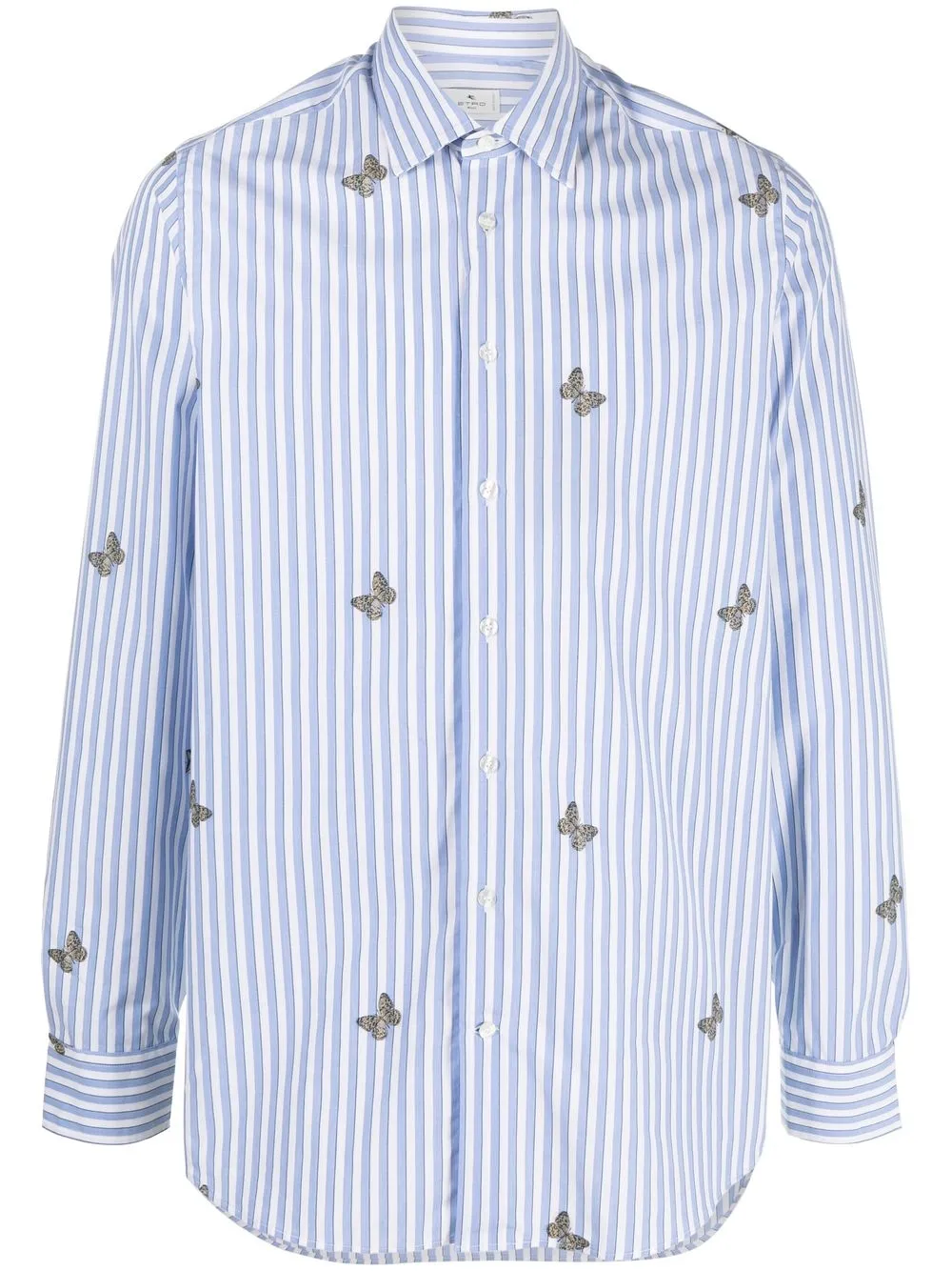 

ETRO camisa con estampado de mariposas - Azul