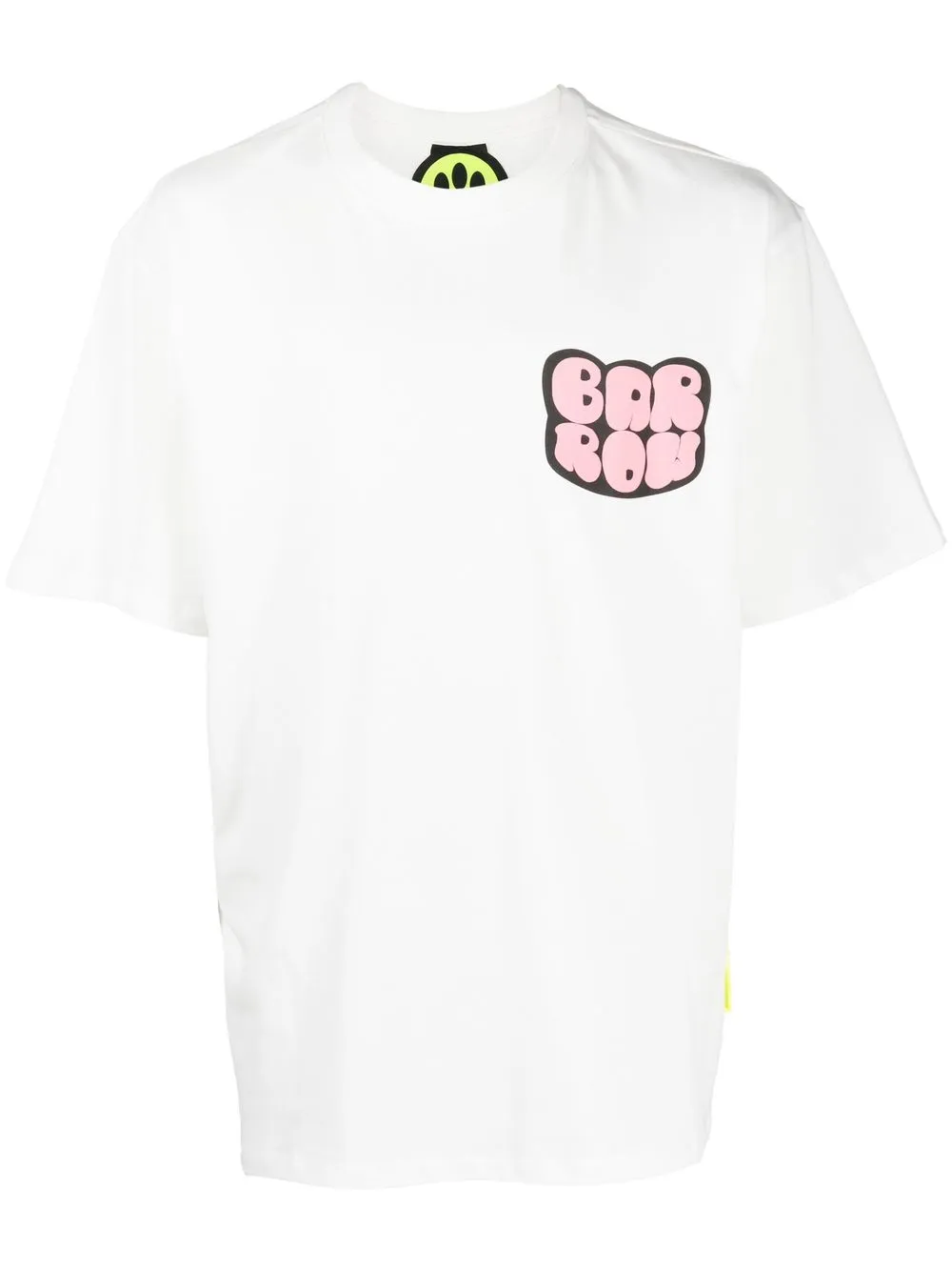 

BARROW chest logo-print detail T-shirt - White