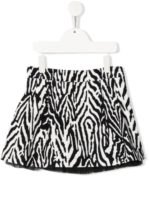 Simonetta patterned mini skirt