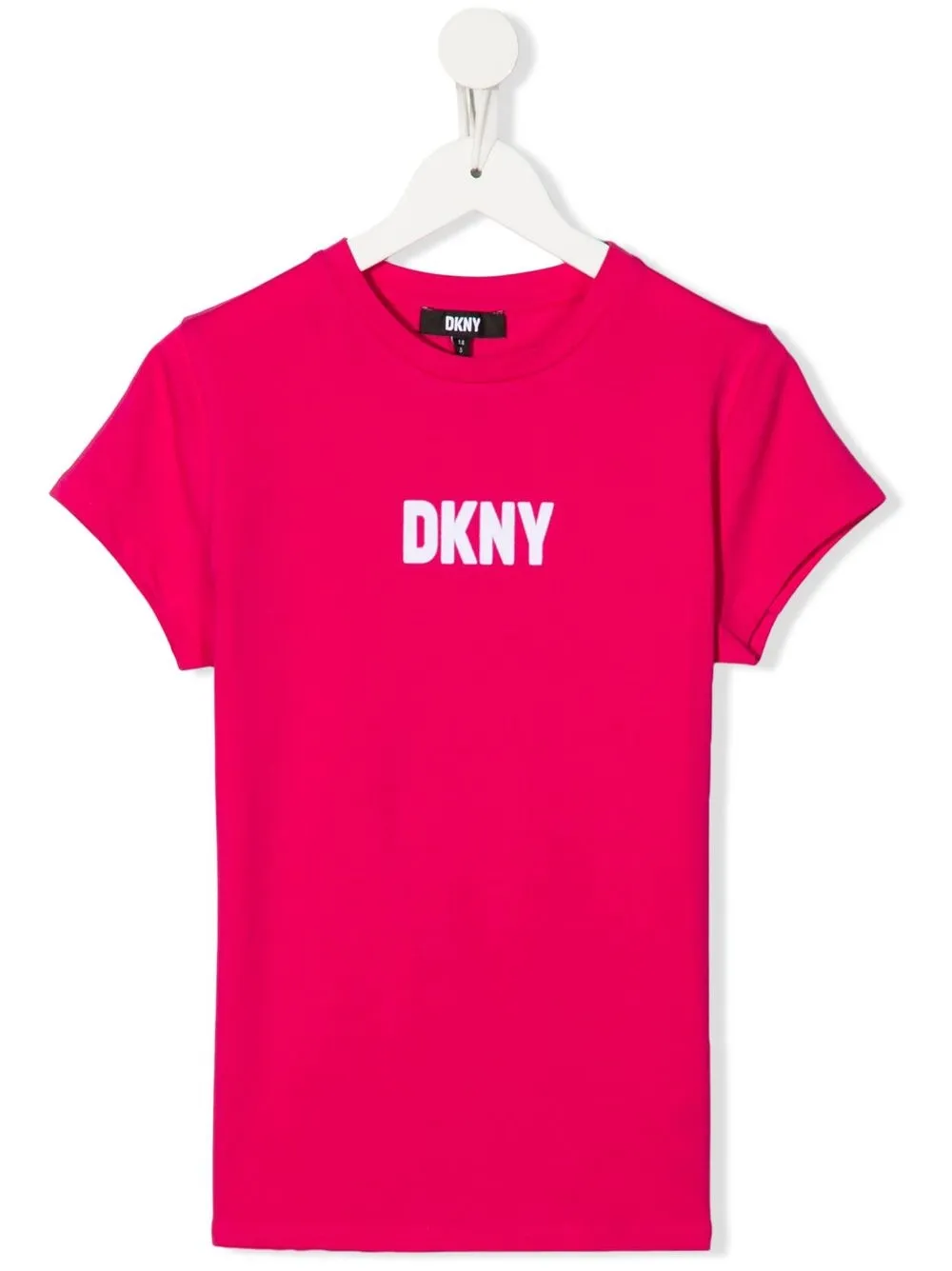 

Dkny Kids logo-print detail T-shirt - Pink