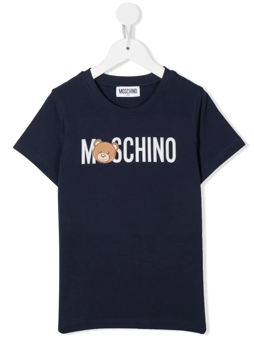 

Moschino Kids playera con logo estampado - Azul