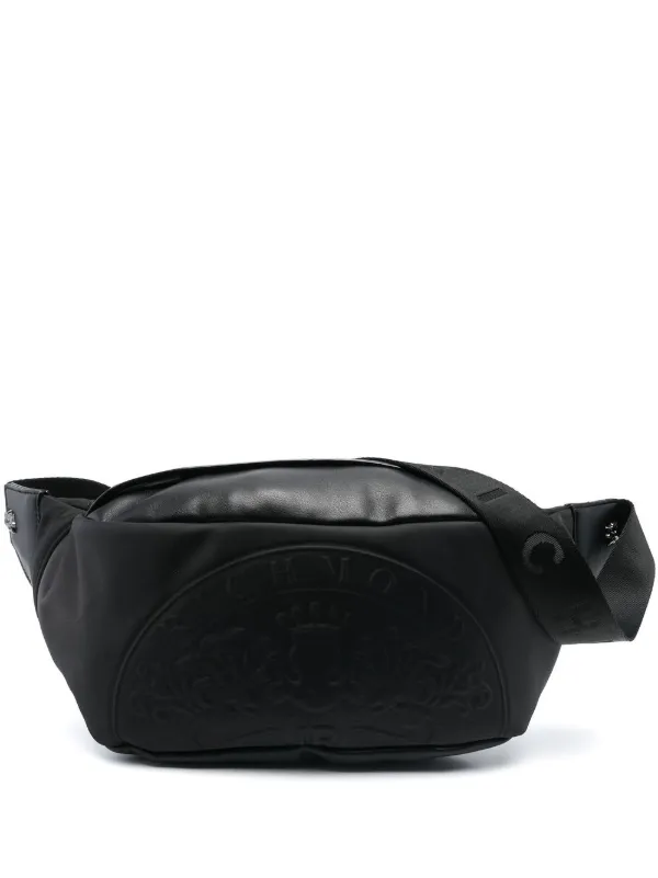Marsupio goffrato Nero Farfetch Uomo Accessori Borse Marsupi 