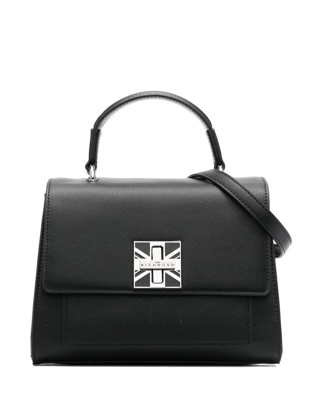 

John Richmond logo-patch tote bag - Black