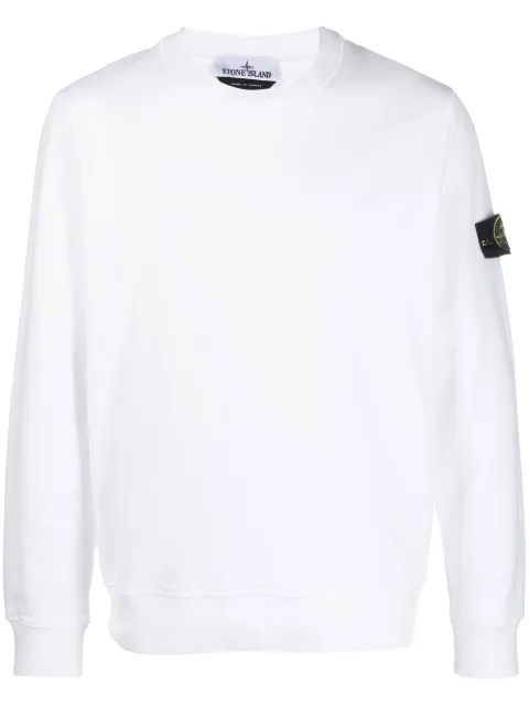 Stone Island sudadera con parche de brújula