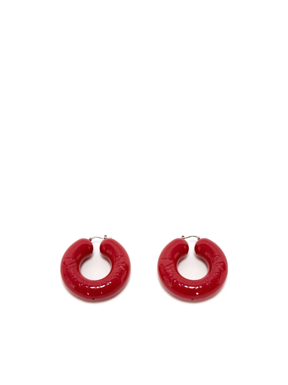 

JW Anderson arracadas Bumper - Rojo