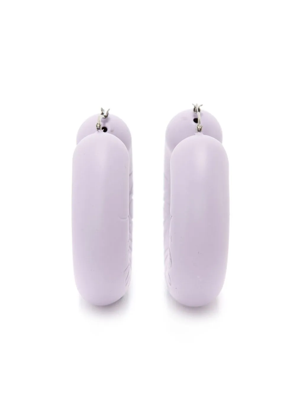 

JW Anderson Bumper hoop earrings - Purple