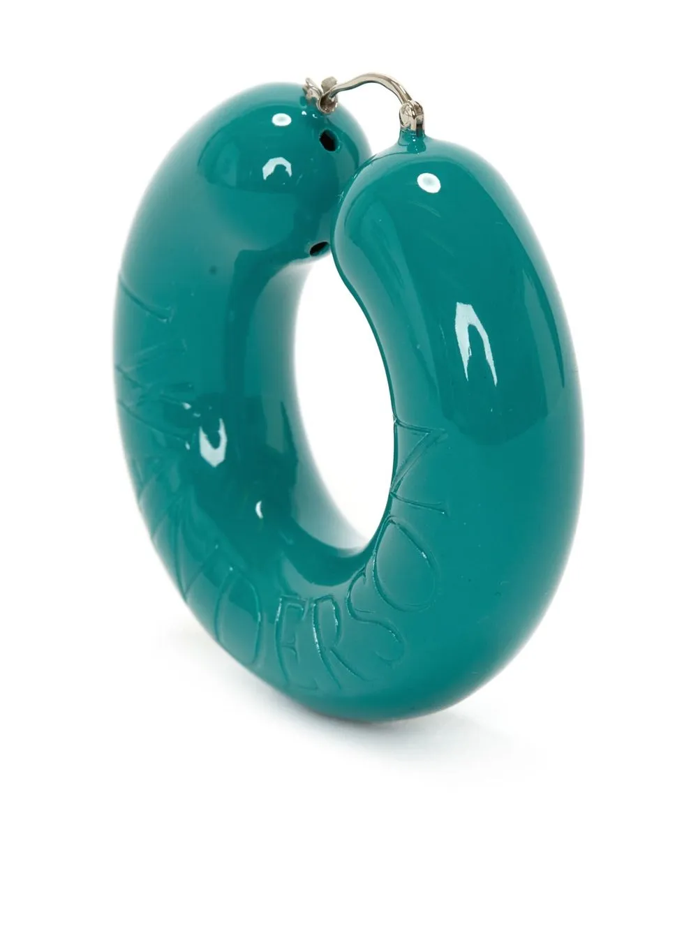 JW Anderson Oorbellen met logo-reliëf - Blauw