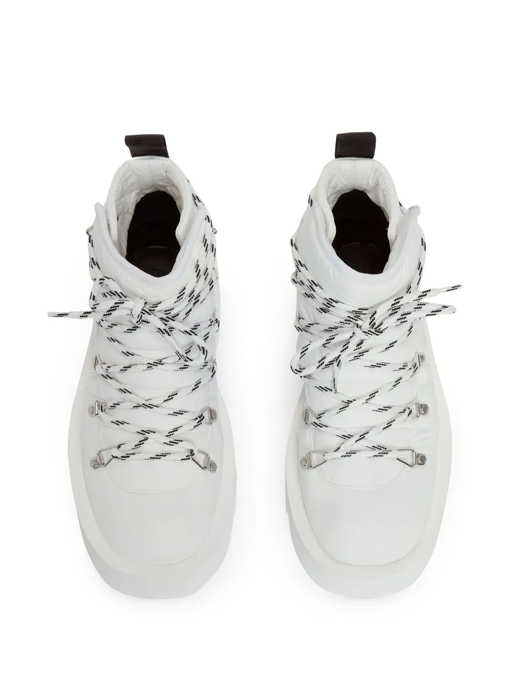 jw anderson padded lace up boots