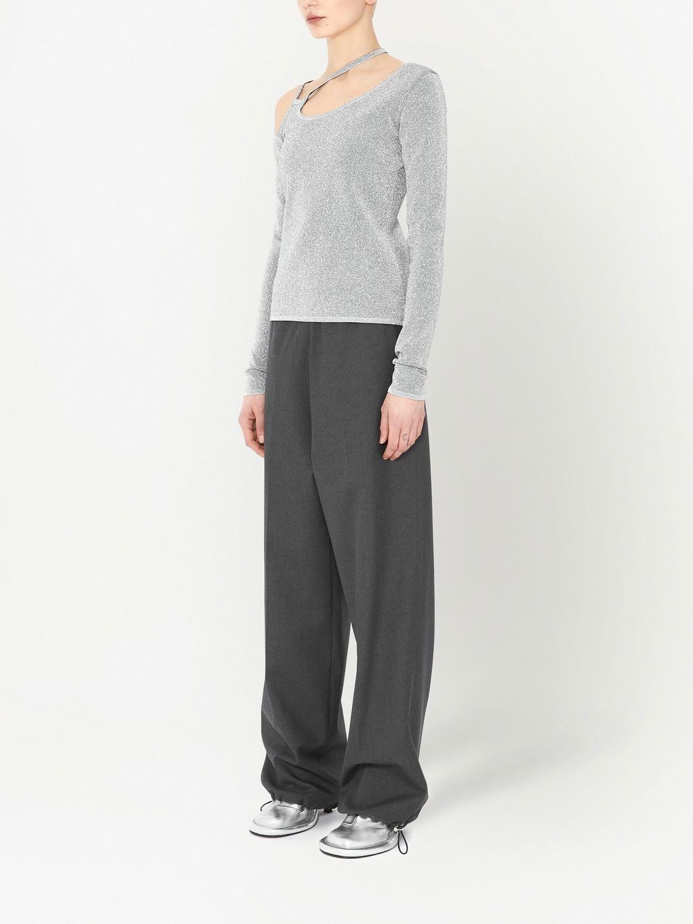 JW Anderson asymmetric cut-out top Women