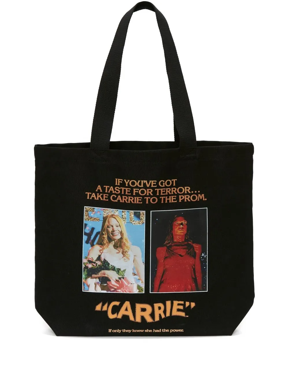 

JW Anderson Carrie print tote bag - Black